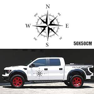KaaHego Campass Car Sticker Vinyl Decal Emblem Windows,Sides,Bumper ...