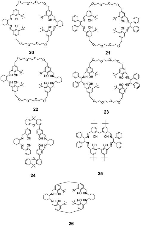 Imine- and Amine-Type Macrocycles Derived from Chiral Diamines and ...