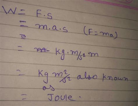 2. State the SI unit of work. - Brainly.in