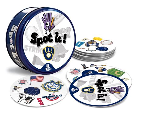 Milwaukee Brewers MLB Spot It! Game, MasterPieces | Puzzle Warehouse