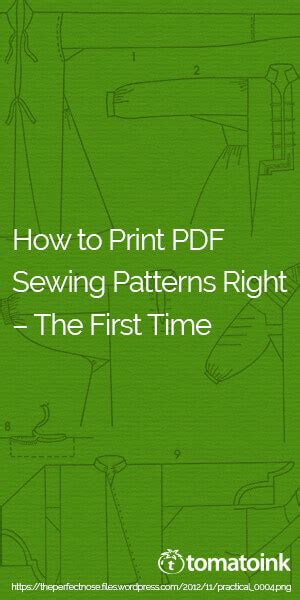 Image result for How to Print PDF Sewing Patterns