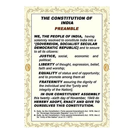 Introduction to the Constitution of India and Preamble - Legal ...