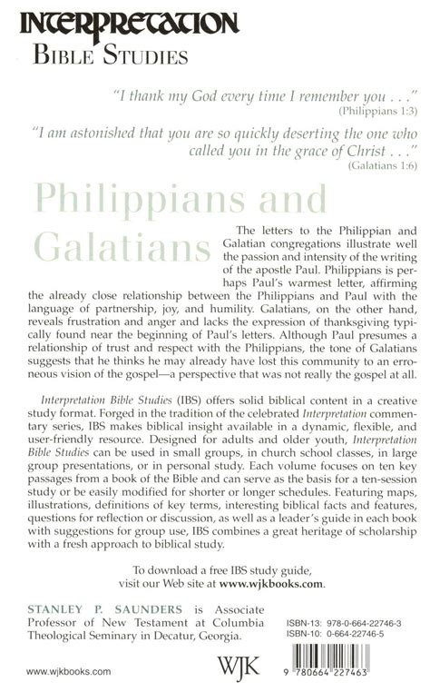 Interpretation Bible Studies : Philippians and Galatians – St Pauls India