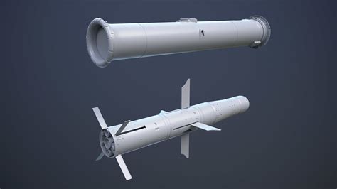 TOW BGM-71 Missile 3D model | CGTrader