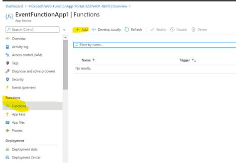 Use Function Apps Azure Event Trigger 的图像结果