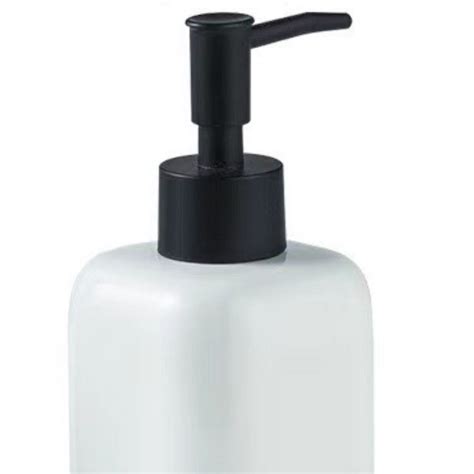 FabSeasons Glossy White Solid Ceramic Soap Dispenser, – FABSEASONS