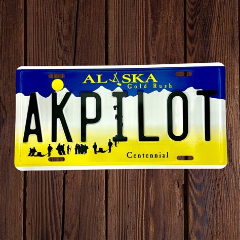 Alaska License Plate – Fish Creek Company