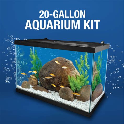 20 Gallon Long Aquarium Kits Tetra Aquarium, 20 Gallon, Complete