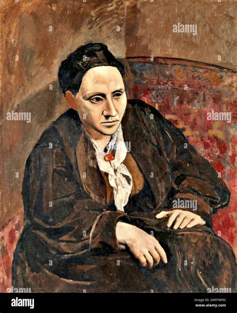 Portrait of Gertrude Stein, 1906 (Painting) by Artist Picasso, Pablo ...