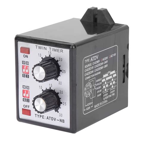 Buy Knob Control Time Switch Relay Timer Switch Relay Timer Relay Twin ...