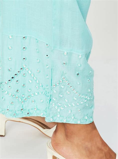 Buy Women Embellished Round Neck Straight Kurta Set Online at just Rs ...