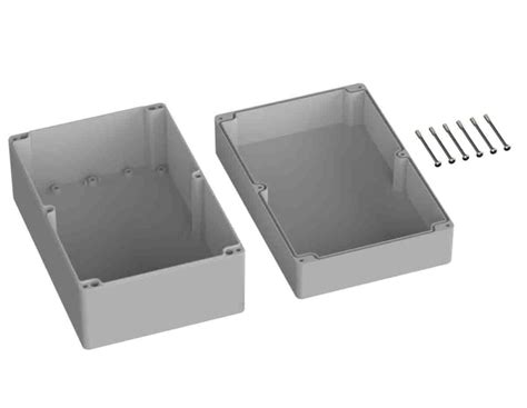 RS PRO | RS PRO Grey ABS General Purpose Enclosure, IP66, IK07, Grey ...