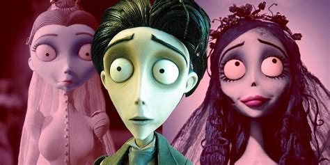 Image result for Tim Burton Corpse Bride Emily and Victor