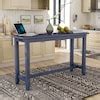 Furniture of America Keily Antique Blue Rustic Counter Table, Wood with ...