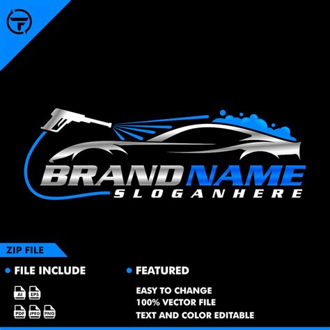 Car Wash Logo - Auto Detailing - Car Logo Design - Sport Car - Detailing - Car Vector - Vector ...