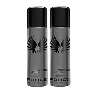 Police Wings Titanium Deodorant Spray 200ml (Pack of 2) : Amazon.in: Beauty