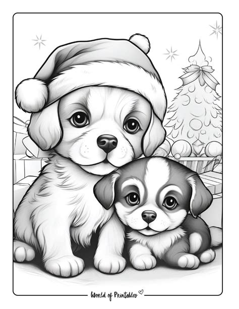 Puppy Coloring Pages - World of Printables