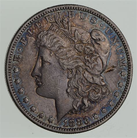 1883-S Morgan Silver Dollar - Toned - Sharp | Property Room