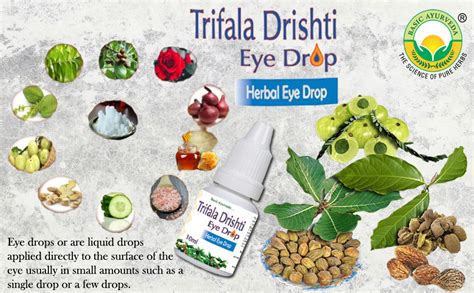 Basic Ayurveda Triphala Drishti Eye Drop 10ml – Pack of 9 | Ayurvedic ...