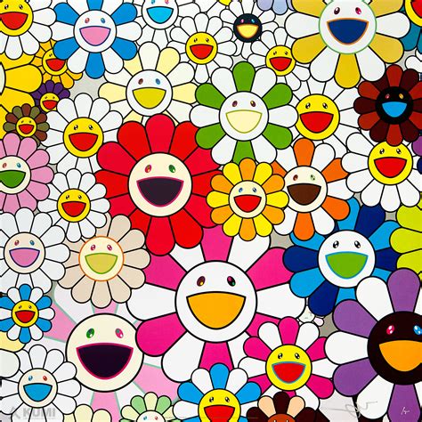 Takashi Murakami Flower Tattoo