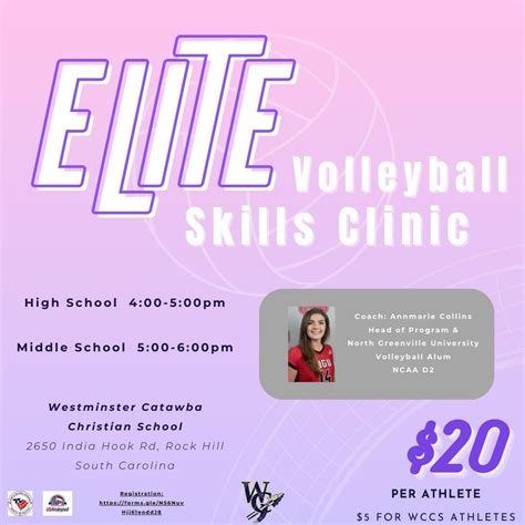 Elite High School Volleyball Skills Clinic, Westminster Catawba ...