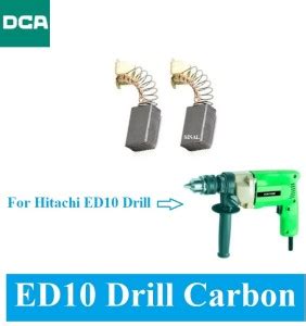 SINAL Carbon Brush Set (DCA Make) For Hitachi Drill Model ED10 (CE46 ...