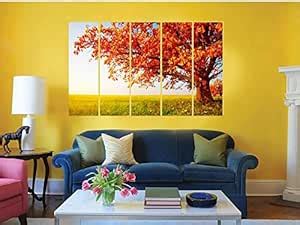 Kyara Arts Split Wall Painting In Multiple Frames | Wooden Framed Art ...