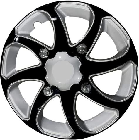 VANSH TRADE Car Wheel Cover/Caps Hubcaps Silver Colour 15 inches ...
