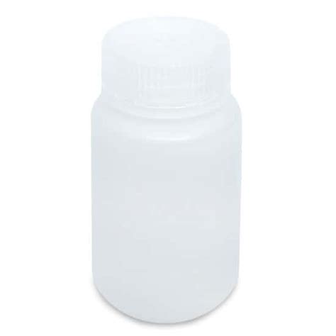 Cole-Parmer Economy Wide-Mouth Plastic Bottle, HDPE, 125mL (4oz); 72/PK ...
