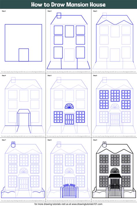 Image result for Step by Step Drawing Houses
