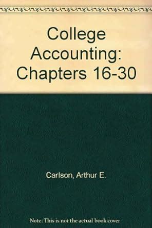 Buy College Accounting: Chapters 16-30 Book Online at Low Prices in ...