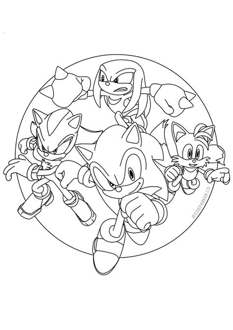 40 Free Sonic The Hedgehog Colouring Pages (PDF Printables) - Jessie Parker