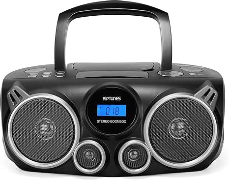 RIPTUNES Portable CD Player Bluetooth Stereo Sound System Digital AM F ...