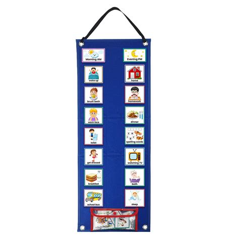 Buy Unyee Daily Schedule Chart - Kids Schedule Charts with Cards ...