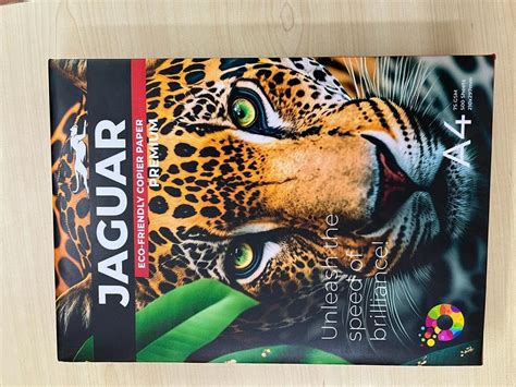 JAG-UAR Easy Copier Paper | A4 Size | 75 GSM | 500 Sheets | White Paper ...