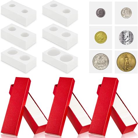 303 Pcs Coin Collecting Supplies 300 Pcs Cardboard Coin Flips 3 Pcs 2 x ...