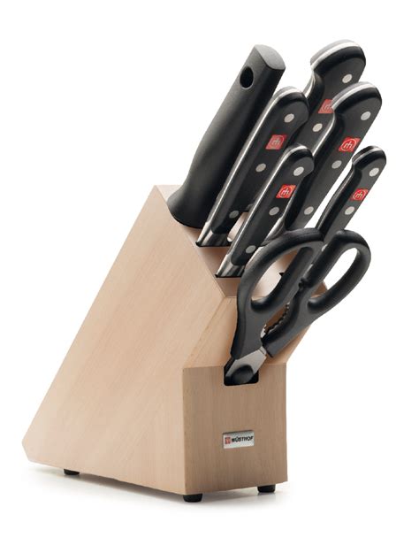 Wusthof - Classic 7pc Knife Block Set - The Potlok