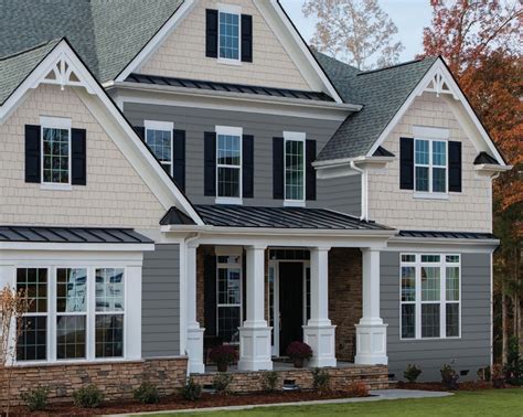 12 Light Grey House with White Trim Design Ideas | Allura USA