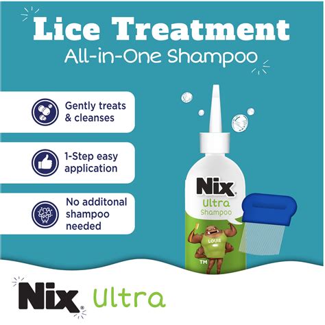 Mua Nix Lice Treatment & Prevention Kit, All-in-One Shampoo, 4 fl oz ...