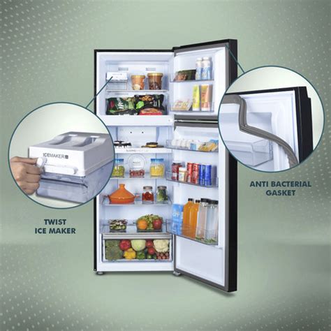 Haier 328 L Frost Free Double Door 3 Star Convertible Refrigerator with ...