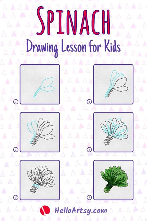 Water Spinach Drawing Easy at Jordan Old blog
