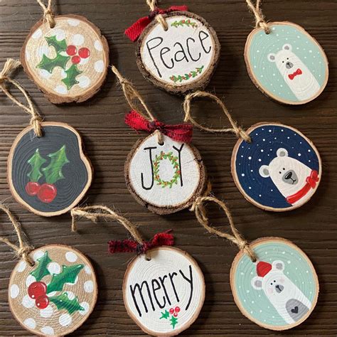 Wooden ornaments | Christmas ornament crafts, Diy christmas ornaments ...