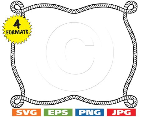 Image result for Rectangle Rope Braid Border SVG