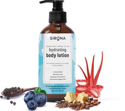 SIRONA Blueberry Body Lotion for Intense Hydration & Deep ...