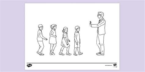 Stop Children Crossing Colouring Sheet
