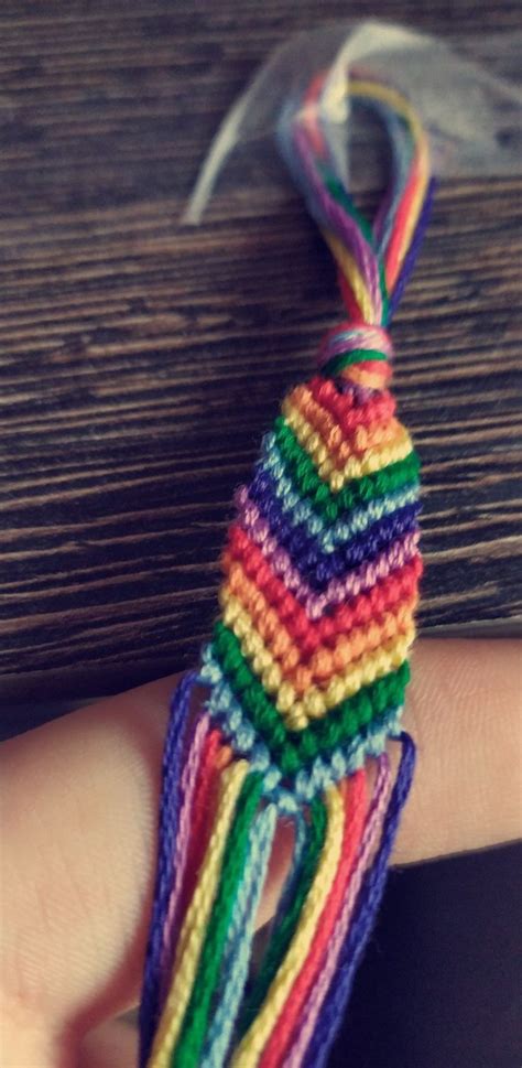 Rainbow friendship bracelet | Bracelet collection, Friendship bracelets ...