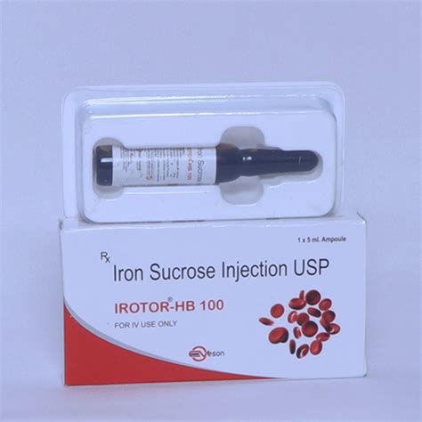IROTOR HB 100 Injection Ventus Pharmaceuticals Pvt. Ltd.