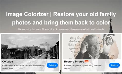 Picture Colorizer 的图像结果