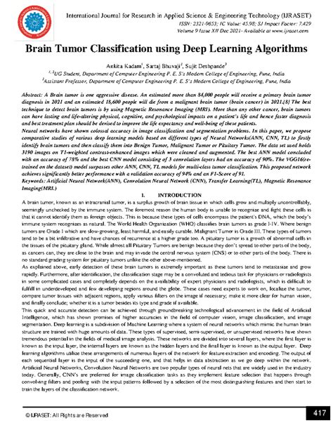 Research Paper - ISSN: 2321-9653; IC Value: 45; SJ Impact Factor: 7 ...