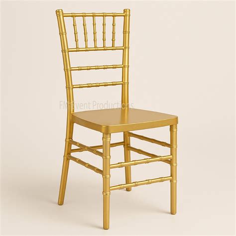 Gold Chiavari Chair Rental - Luxury Wedding Chairs & Tables Rentals